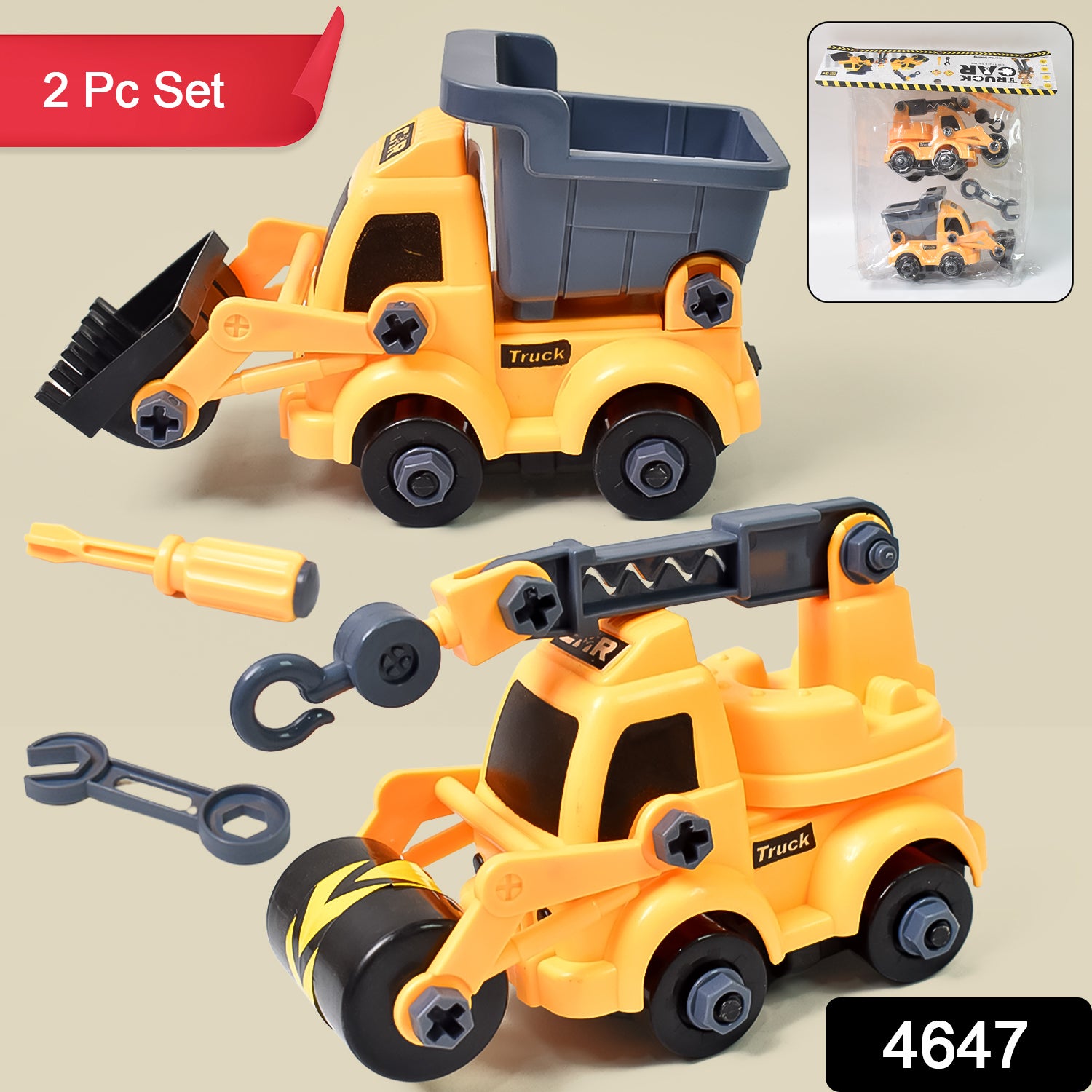 4647 Engineering Vehicles Nut Assembly Vehicle Toy Diy Nut Assembly Vehicle Model Toy Highly Simulation Children Kids Car Model Toy Set (2 Pc Set) 4647 Engineering Vehicles Nut Assembly Vehicle Toy Diy Nut Assembly Vehicle Model Toy Highly Simulation Children Kids Car Model Toy Set (2 Pc Set)